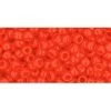 Cc50 - Perles De Rocaille Toho 8/0 Opaque Sunset Orange (10g)