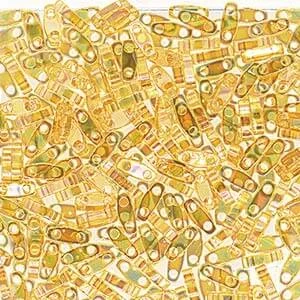 Cc251 - Perles Miyuki QUARTER Tila Transparent Light TOPAZE AB 1.2mm (50 Beads) 1 Cc251 - Perles Miyuki QUARTER Tila Transparent Light TOPAZE AB 1.2mm (50 Beads)