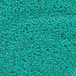 DB793 -11/0 Delica Bead Opaque MATTE TURQUOISE- 1,6mm - Hole : 0,8mm (5gr)