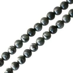 Perles Rondes Jaspe Picasso 4mm Sur Fil (1)