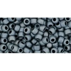 Cc611 - Perles De Rocaille Toho 8/0 Matt Colour Opaque Grey (10g)