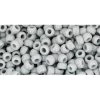 Cc53 - Perles De Rocaille Toho 8/0 Opaque Grey (10g)