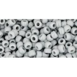 Cc53 - Perles De Rocaille Toho 8/0 Opaque Grey (10g)