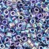 Cc776 - Perles Toho Treasure 11/0 Rainbow Aqua/purple Lined (5g)