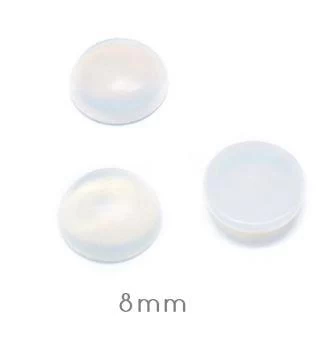 Cabochon Rond 8mm Opalite (2) 2 Cabochon Rond 8mm Opalite (2) – Image 2