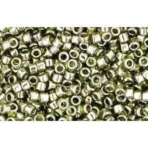 Cc457 - Perles Toho Treasure 11/0 Gold Lustered Green Tea(5g) 1 Cc457 - Perles Toho Treasure 11/0 Gold Lustered Green Tea(5g)