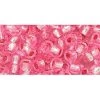 Cc38 - Perles De Rocaille Toho 6/0 Silver-lined Pink (10g)