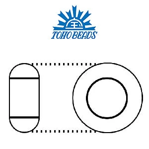 Cc162c - Perles De Rocaille Toho 11/0 Transparent Rainbow Topaz (10g) 2 Cc162c - Perles De Rocaille Toho 11/0 Transparent Rainbow Topaz (10g) – Image 2