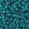 Cc7bdf - Perles Toho Treasure 11/0 Transparent Frosted Teal (5g)