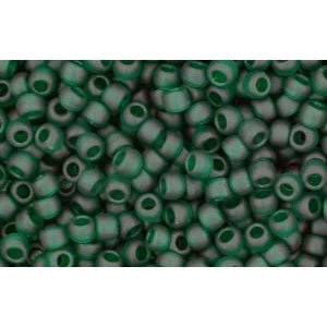 Cc939F - Toho Beads 15/0 Round Transparent Frosted Green Emerald (5gr) 1 Cc939F - Toho Beads 15/0 Round Transparent Frosted Green Emerald (5gr)