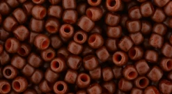 Cc2610F - Perles De Rocaille Toho 8/0 Semi Glazed Burnt Orange (10g)