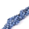 Perles Rondes Aventurine Bleu 6mm Sur Fil 38 Cm 55 Perles (1 Fil)