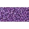 Cc928 - Perles Toho Treasure 11/0 Inside Color Rainbow Rosaline/opaque Purple Lined (5g)