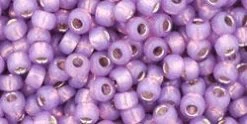Cc2108 - Perles De Rocaille Toho 8/0 Silver-Lined Milky Amethyst (10g)