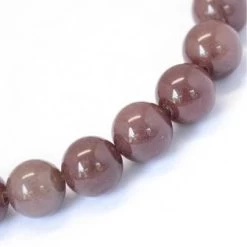 Aventurine Naturelle Pourpre 8-8,5mm Ronde - Vendu Par 1 Fil
