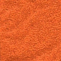 DB722 - 11/0 Delica Bead Opaque Orange FLASHY Neon Fluo - 1,6mm - Hole : 0,8mm (5gr)