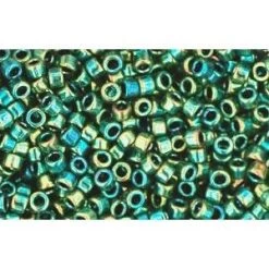 Cc507 - Perles Toho Treasure 11/0 Higher Métallic Iris Green (5g)
