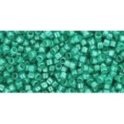Cc954 - Perles Toho Treasure 11/0 Inside Color Aqua/light Jonquil Lined (5g)