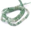 Perles Rondelle Verte En Quartz Fraise 4x2mm-Trou: 0.8mm (1 Fil-38cm)